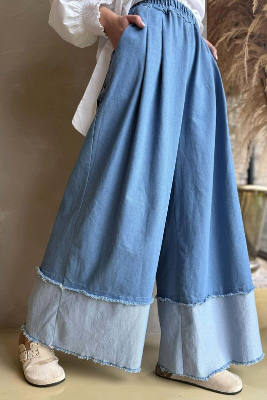 Juno Soft Stretch Deep Cuff 75 Jean Light /40